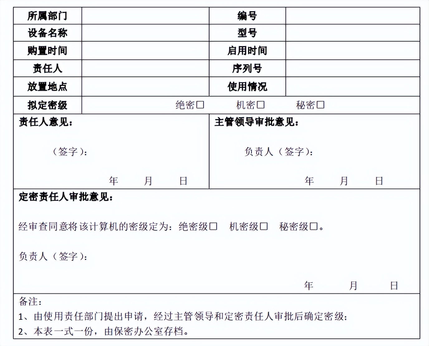 涉密計算機(jī)的定密管理